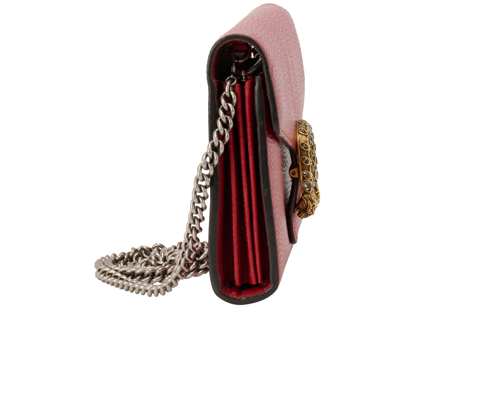 Dionysus WOC, &pound;795, Handbags, Red, Leather, Side view